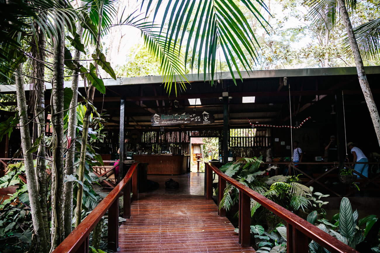 Rainforest Expeditions headquarters in Puerto Maldonado.
