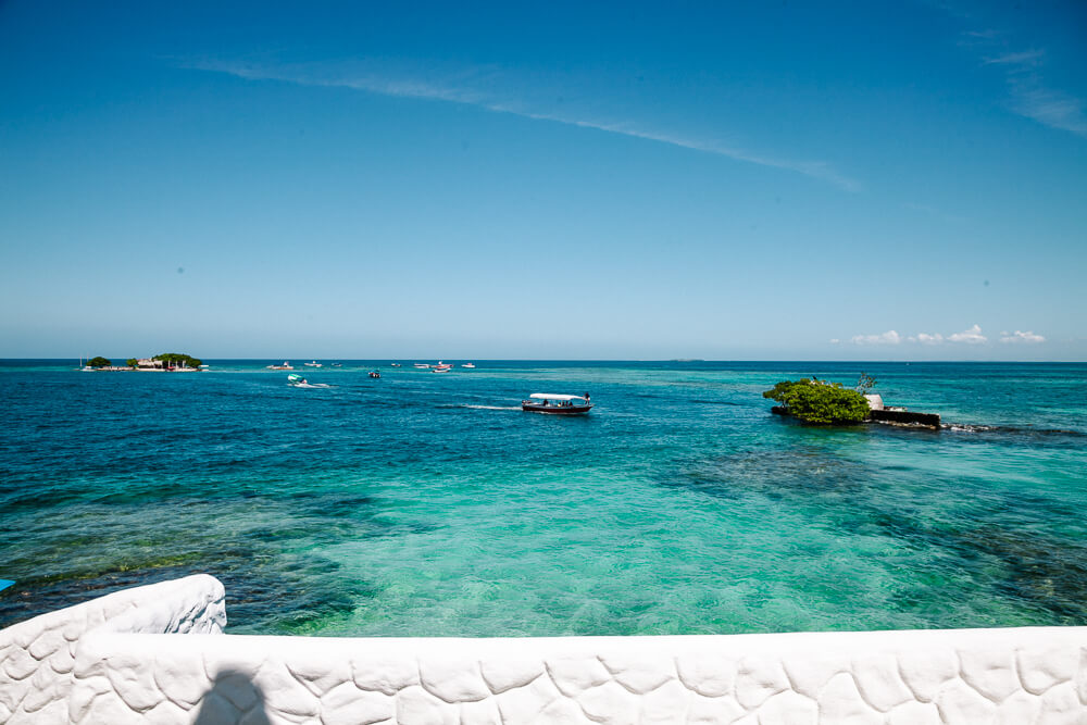 View from Casa Eden, located on the Rosario Islands.