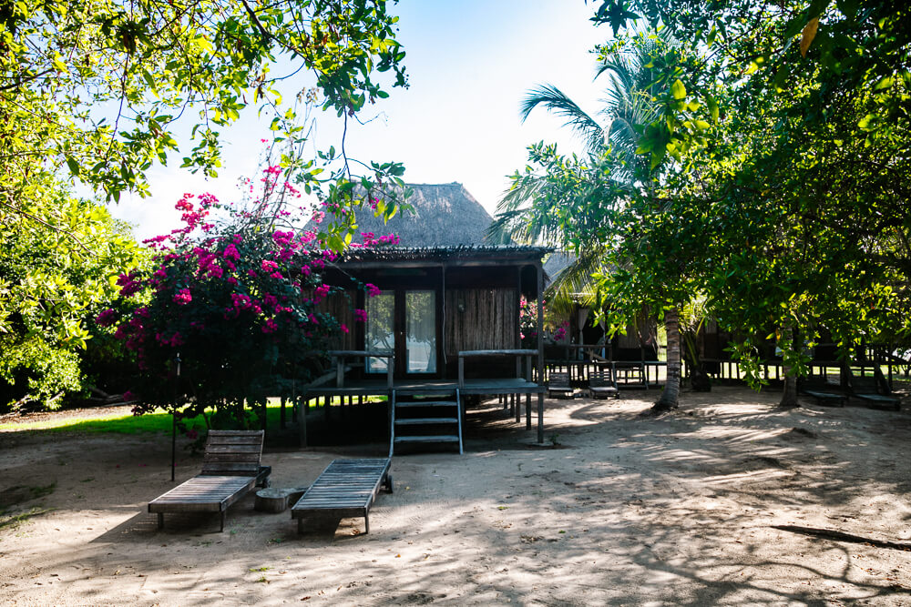 Bungalow op het strand van Awatawaa -  een van de mooiste ecolodge hotels La Guajira Colombia.