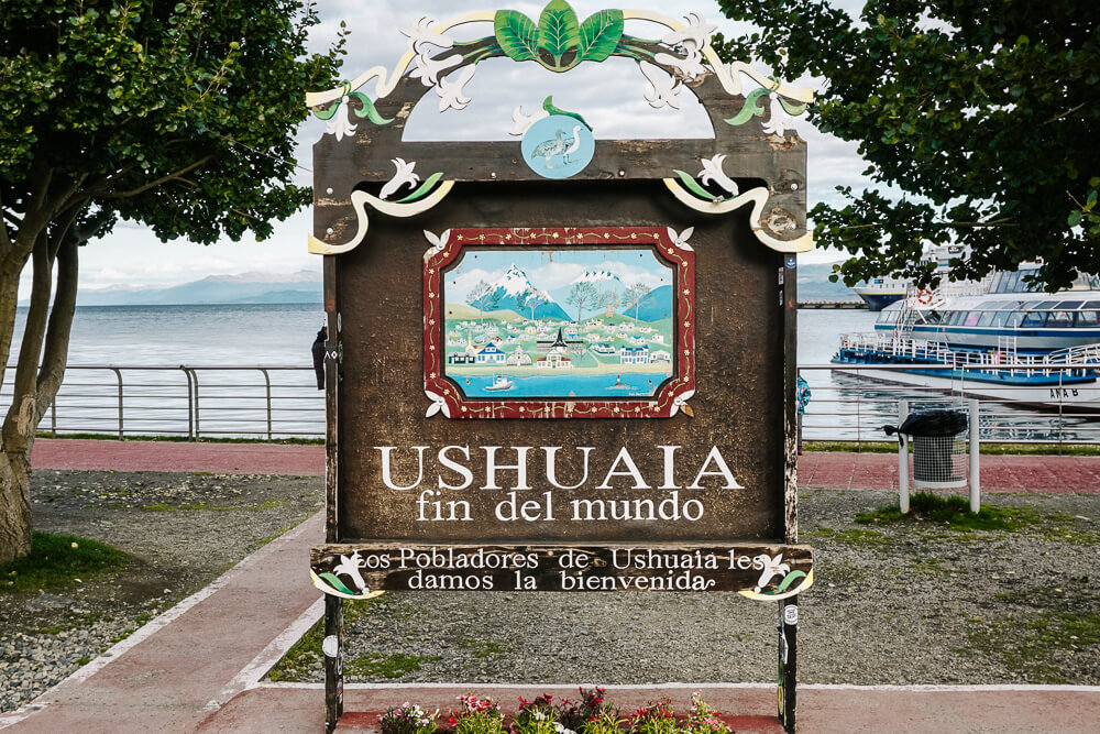 Take a photo at "the end of the world" sign. It's a photo you just want to have and that's why I included it in my Ushuaia travel guide.