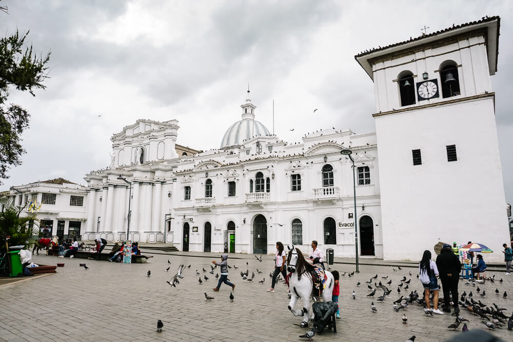 Popayán, ookwel de witte stad van Colombia vanwege het witte centrum.
