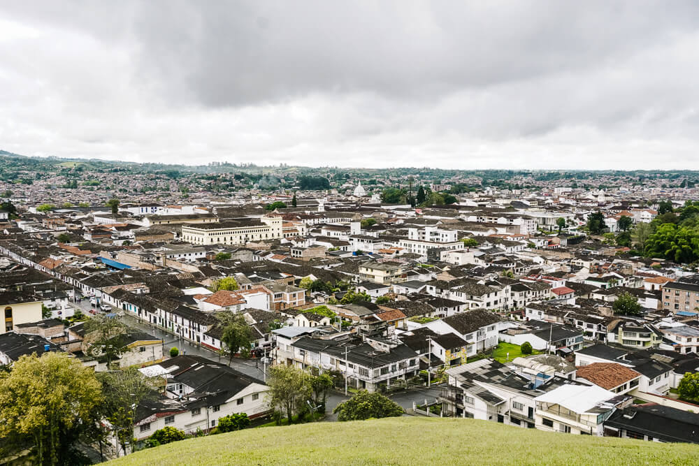 Viewpoint Morro de Tulcán, one of the best things to do in Popayan Colombia.