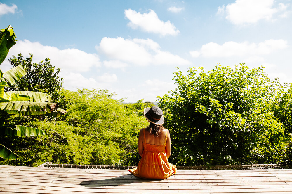 Deborah at Ankua Eco Hotel Usiacuri, one of the first sustainable hotels in the province of Atlantico Colombia.