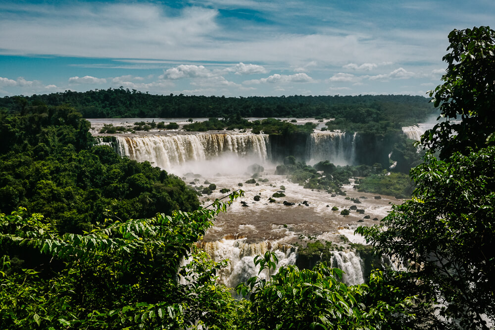 Iguazu watervallen in Brazilië.