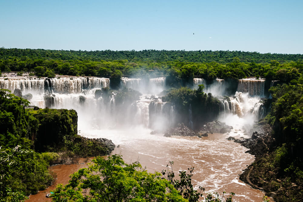 Iguazú watervallen.