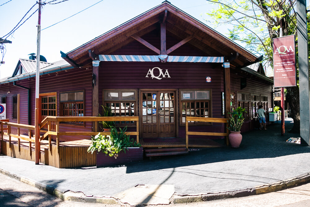 Aqva restaurant.