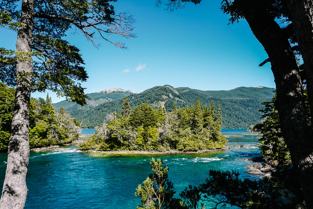 View of Los Alerces national park.