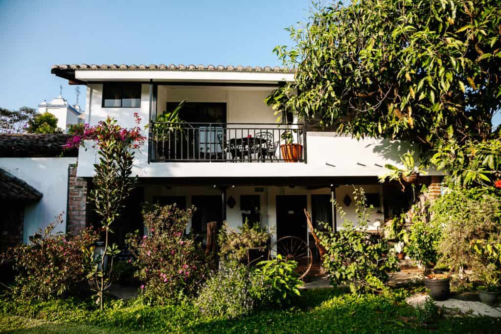 Casa de Graciela is een van de mooiste hotels in Ataco, een dorpje wat deel uitmaakt van de Ruta de las Flores in El Salvador.