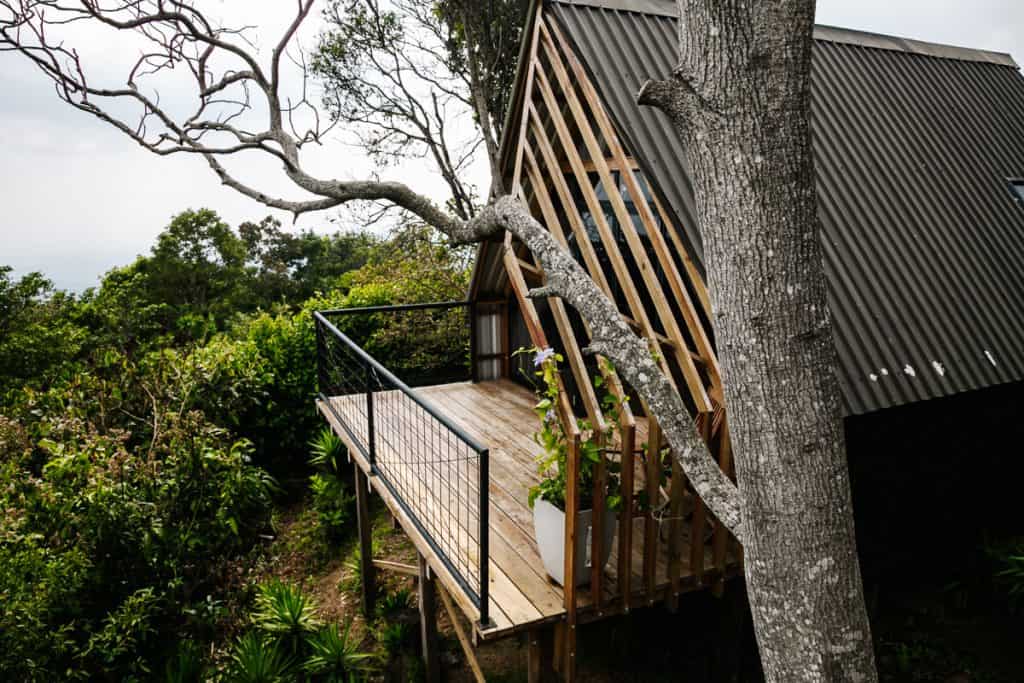 Huisje van Casa 1800 Los Naranjos - een hotel dat ligt op een berg vlakbij het dorpje Los Naranjos langs La Ruta de las Flores in El Salvador