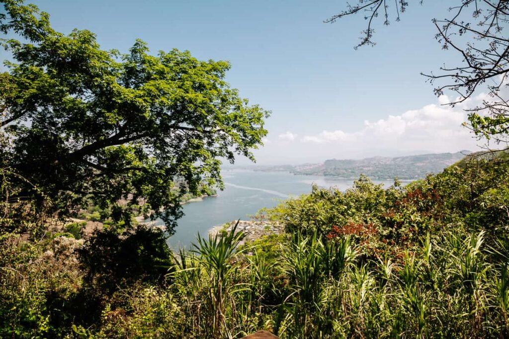 View of Suchitlán lake from Casa 1800 Suchitoto.