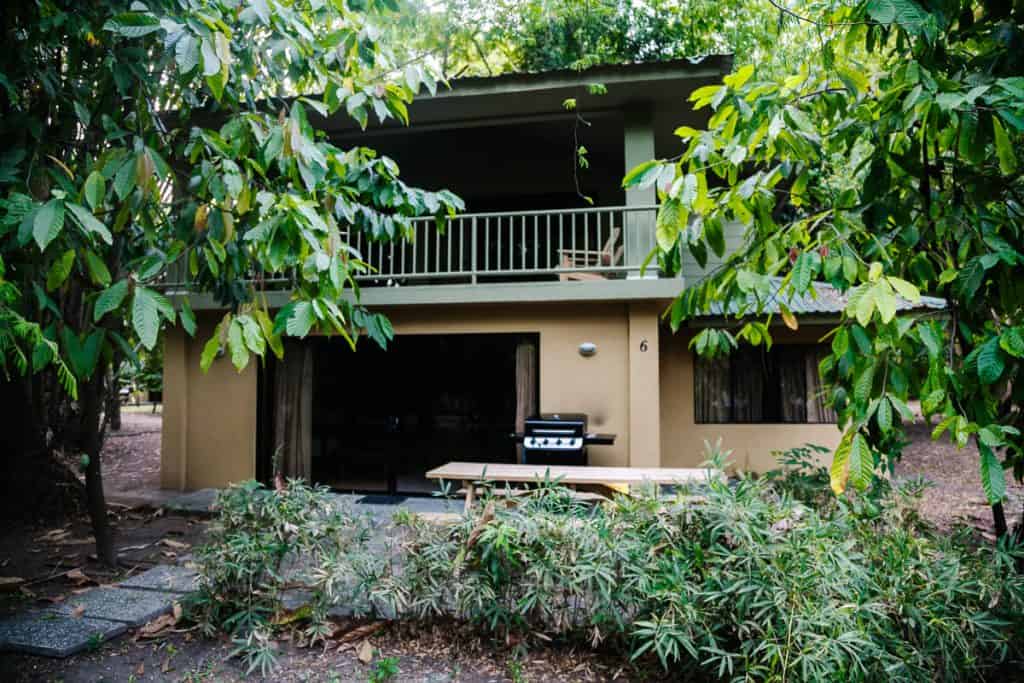 Cottages of Puerto Barillas - one of the best places to stay around nature reserve Bahia de Jiquilisco in El Salvador.