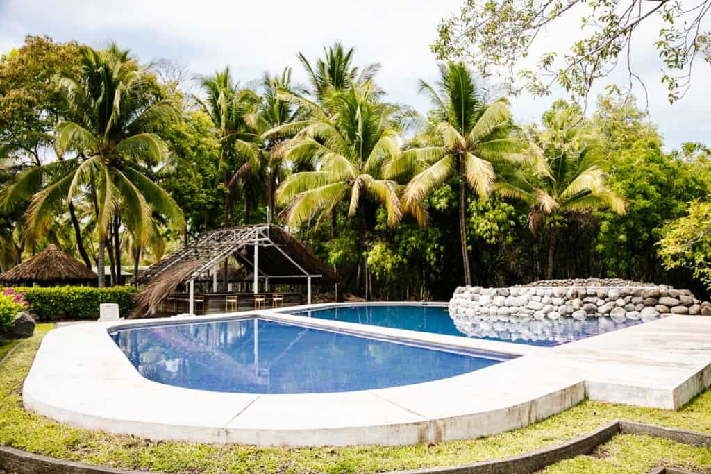 Swimming pool in Puerto Barillas.