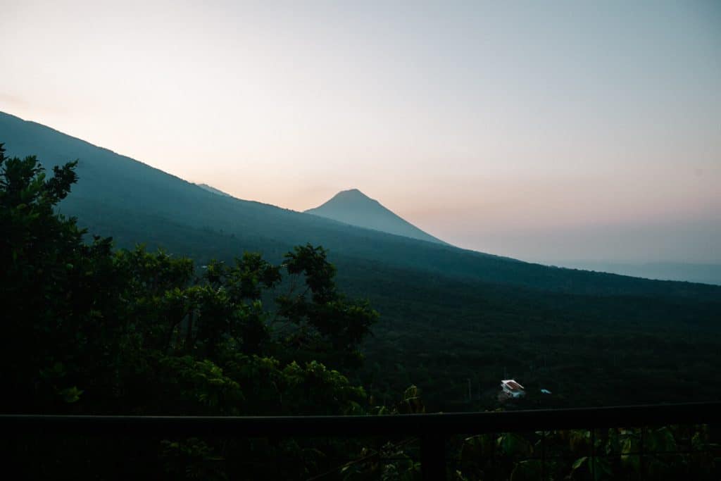 The Izalco volcano in El Salvador.