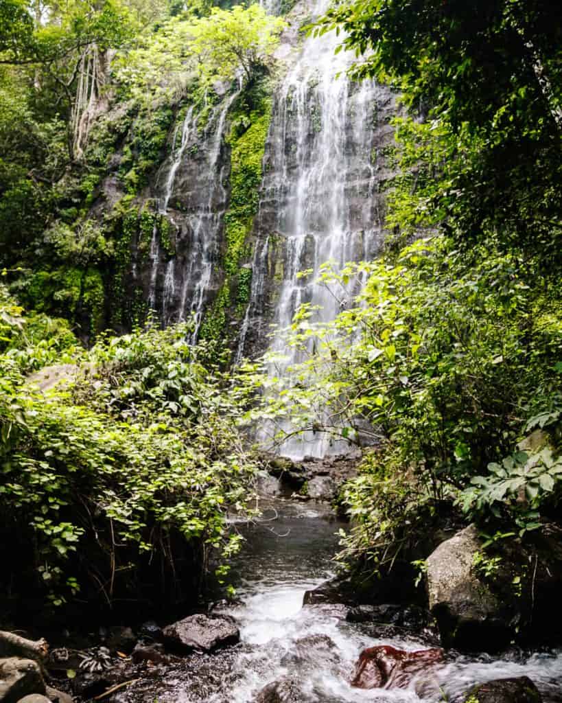 Waterfalls along La Ruta de las Flores – the flower route.