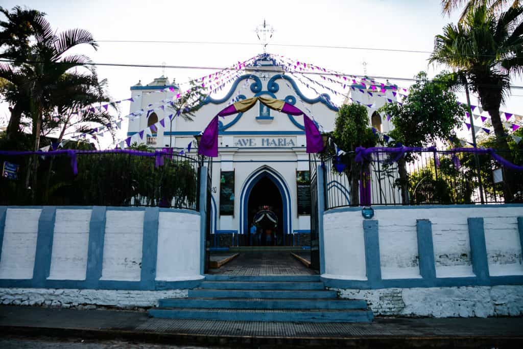 Church in Ataco  - one of the nicest villages along La Ruta de las Flores in El Salvador.