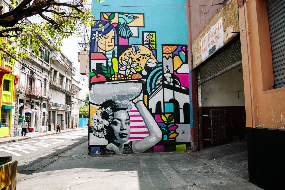 Street art in San Salvador.