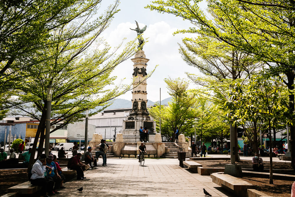 Historic center of San Salvador.