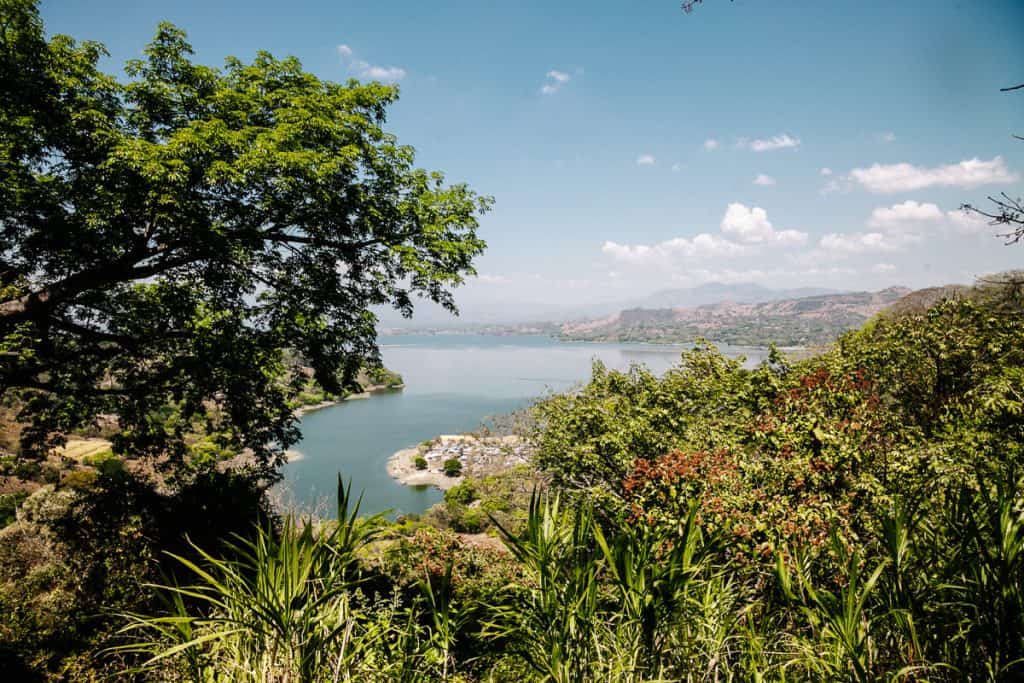 Suchitlán Lake El Salvador.