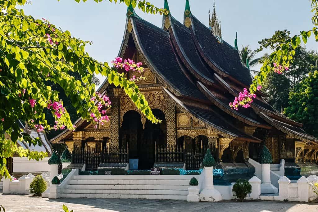 There are many things to do in Luang Prabang in Laos. You can visit temples, viewpoints, markets and lovely terraces and restaurants. 