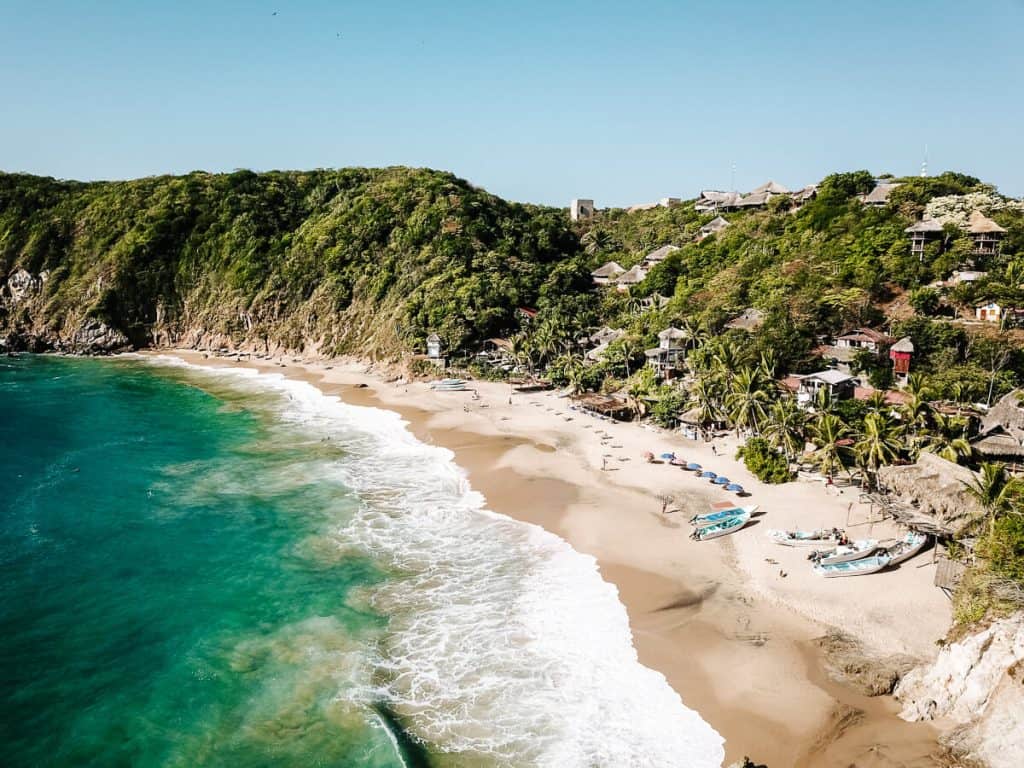 If you like beaches, a laid back vibe and good food, visit the beaches around Oaxaca, on the Pacific coast of Mexico. 