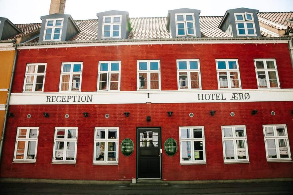 Hotel Ærø ligt aan het water in het plaatsje Svendborg.