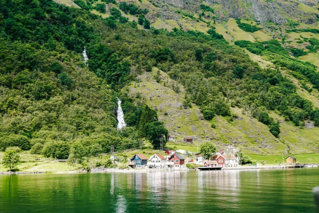 De omgeving van Bergen Noorwegen.
