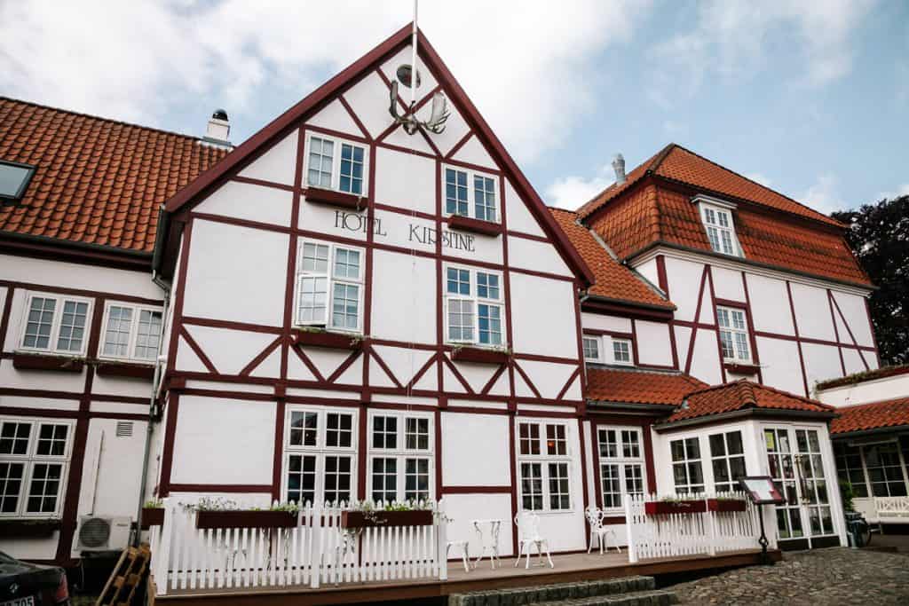 Hotel Kirstine is een historisch pand gelegen in het hart van de stad Næstved Seeland Denemarken.