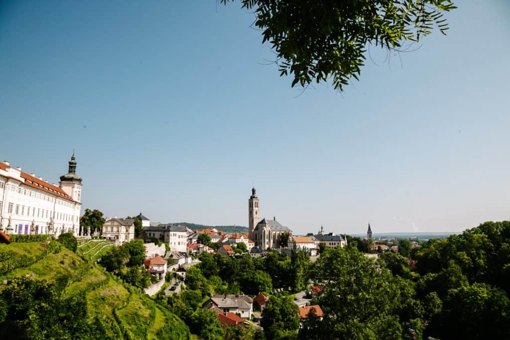 Uitzicht op Kutna Hora in Tsjechië.