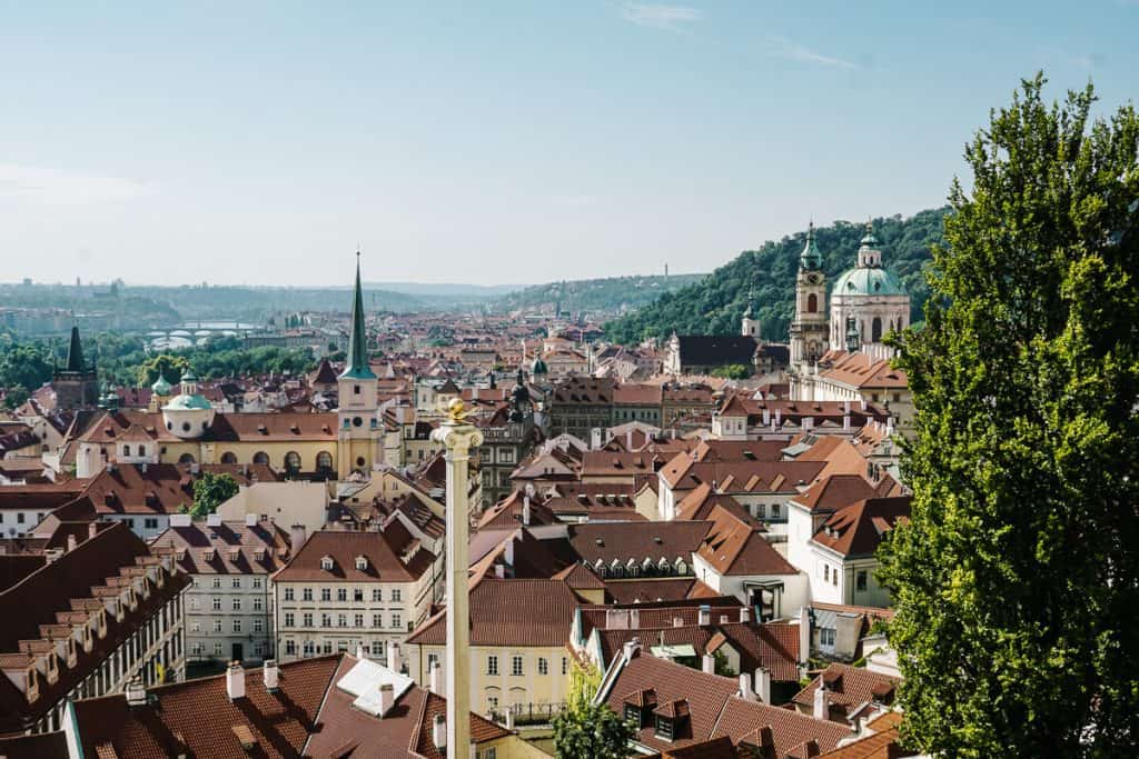 View of Prague.