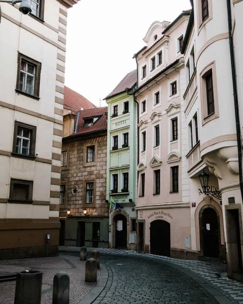 Prague streets.