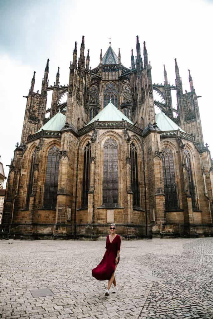 The castle of Prague is one of the best but most challenging instagram spots, as it is always busy. Wake up very early in the morning or try to go there at the end of the day. Or use your photoshop skills afterwards.