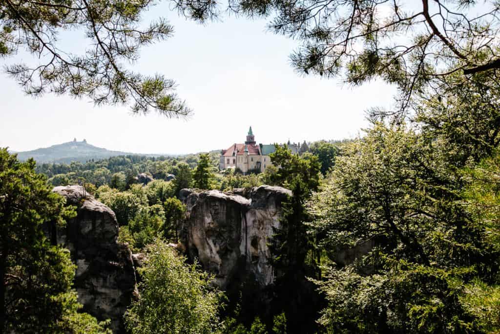 From Kutna Hora you drive in an hour and a half to Chateau Hruba Skala, a perfect starting point for a hike in the Bohemian Paradise.  