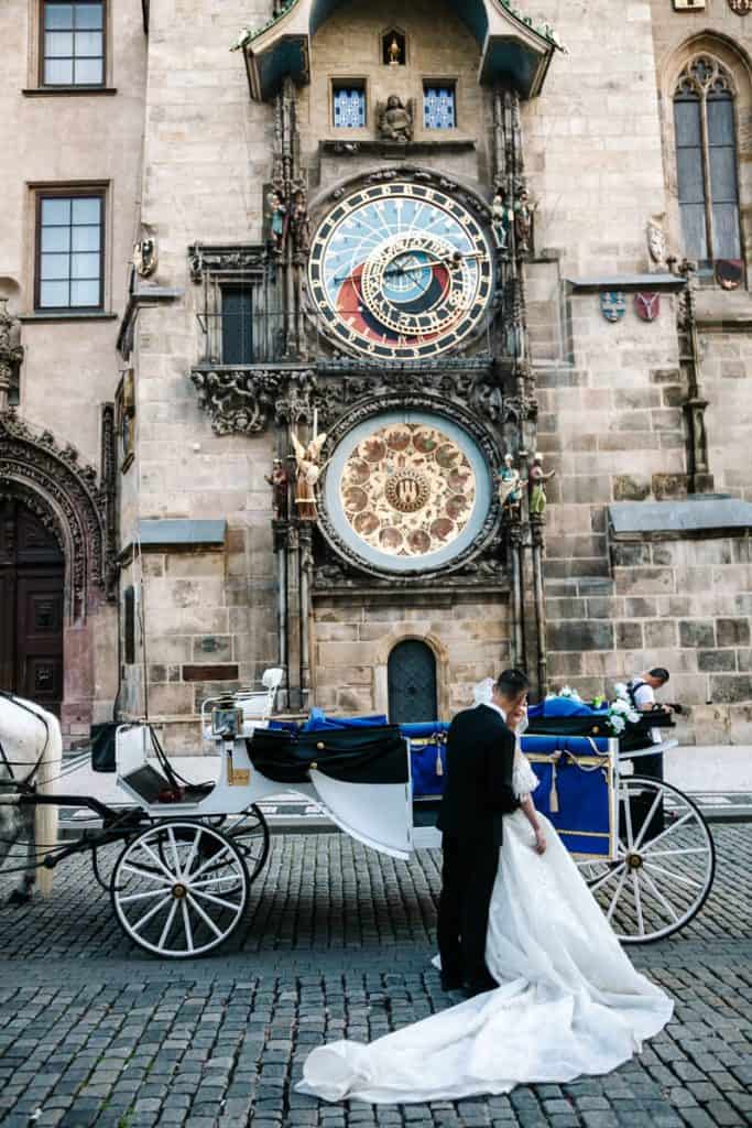 Town Hall Square is is dominated by beautiful buildings such as the Tyn Church and the Old Town Hall with the Astronomical Clock.