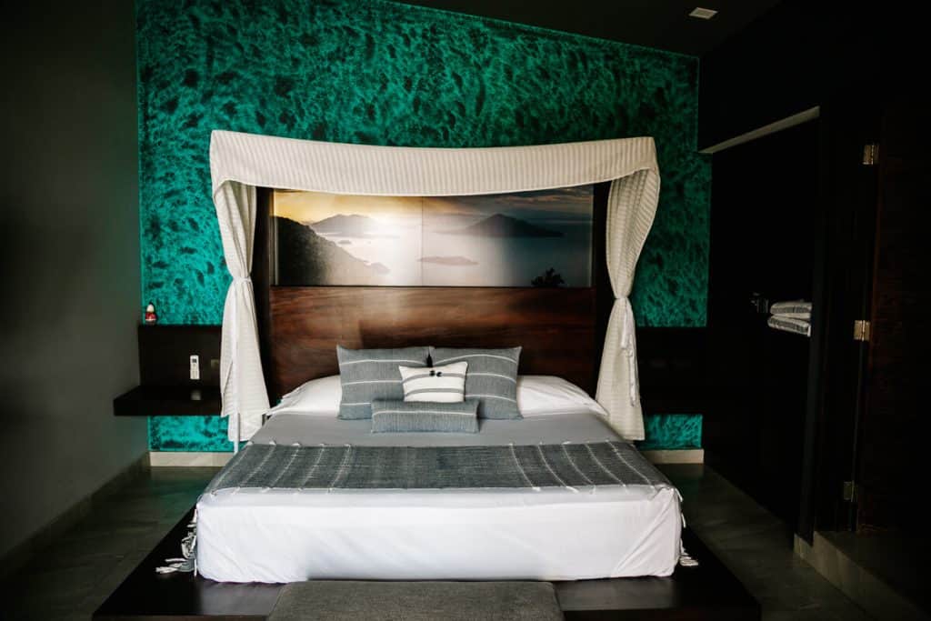 Room in Hotel Palo Verde in El Zonte El Salvador.