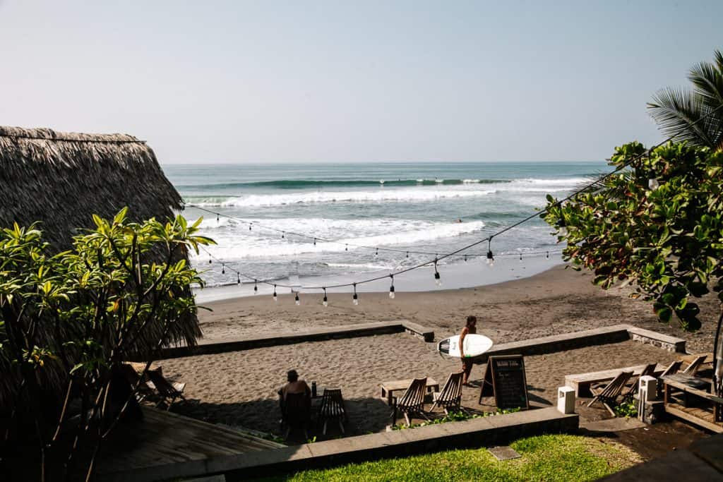 Beach at the Pacific coast. 