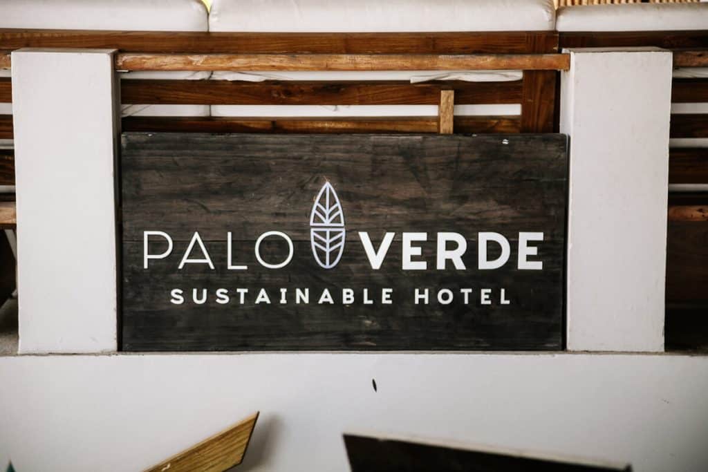 Bij Hotel Palo Verde speelt duurzaamheid een belangrijke rol. Verschillende prijzen en certificaten werden al uitgereikt.