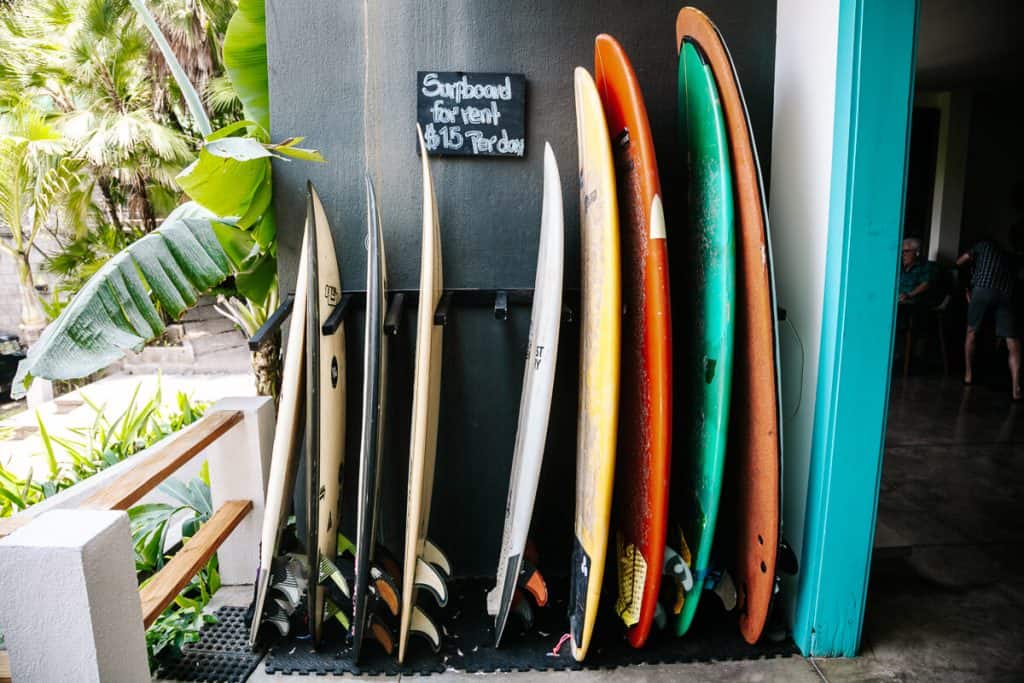 Surfboards.