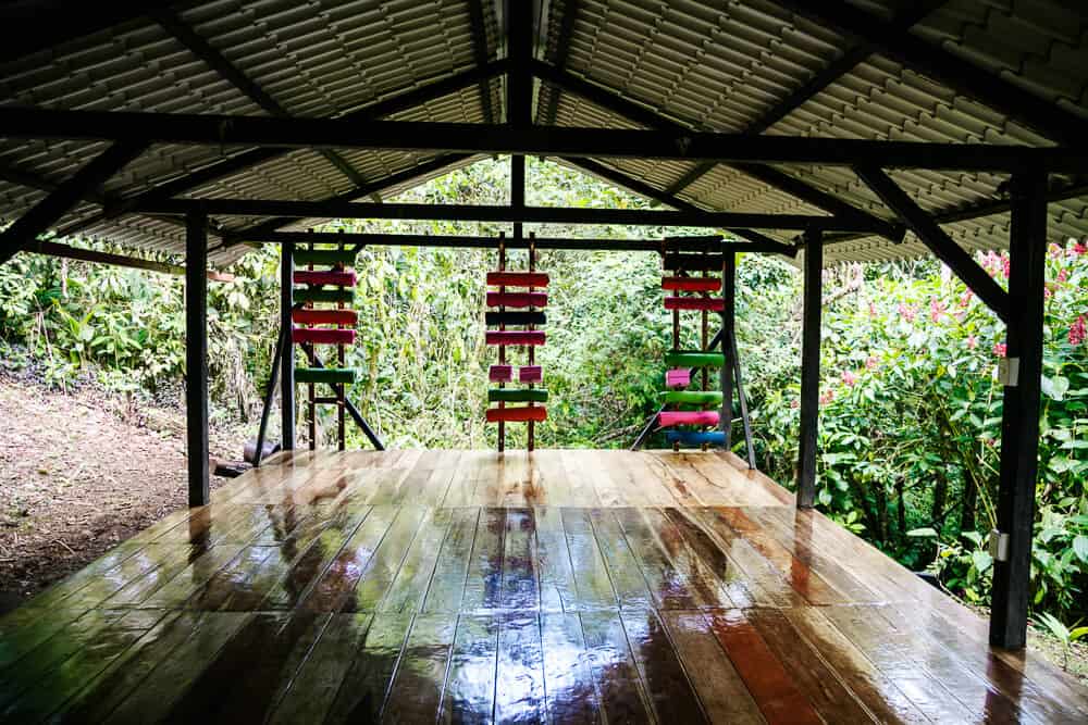 Hamadryade Lodge Ecuador staat bekend om haar spa- en yogacentrum. 