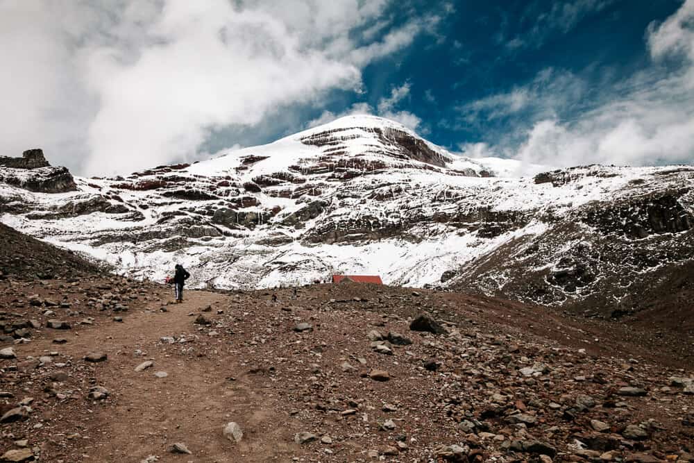 Een van de hoogtepunten tijdens je verblijf bij Hacienda Abraspungo is natuurlijk een bezoek aan de Chimborazo vulkaan in Ecuador