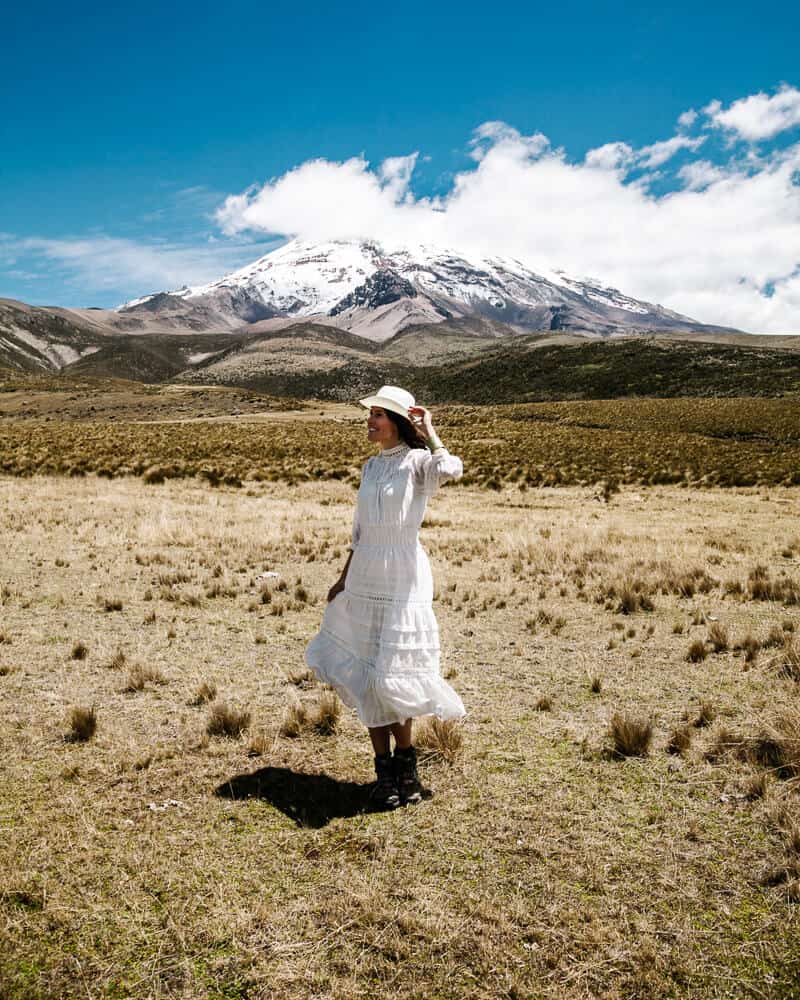 Een van de redenen om Riobamba in Ecuador te bezoeken is de Chimborazo vulkaan.