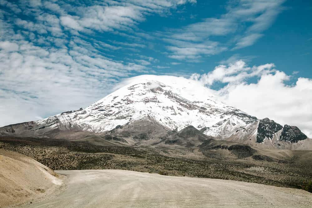 From the center of Riobamba you can reach the entrance of the Chimborazo National Park within an hour.