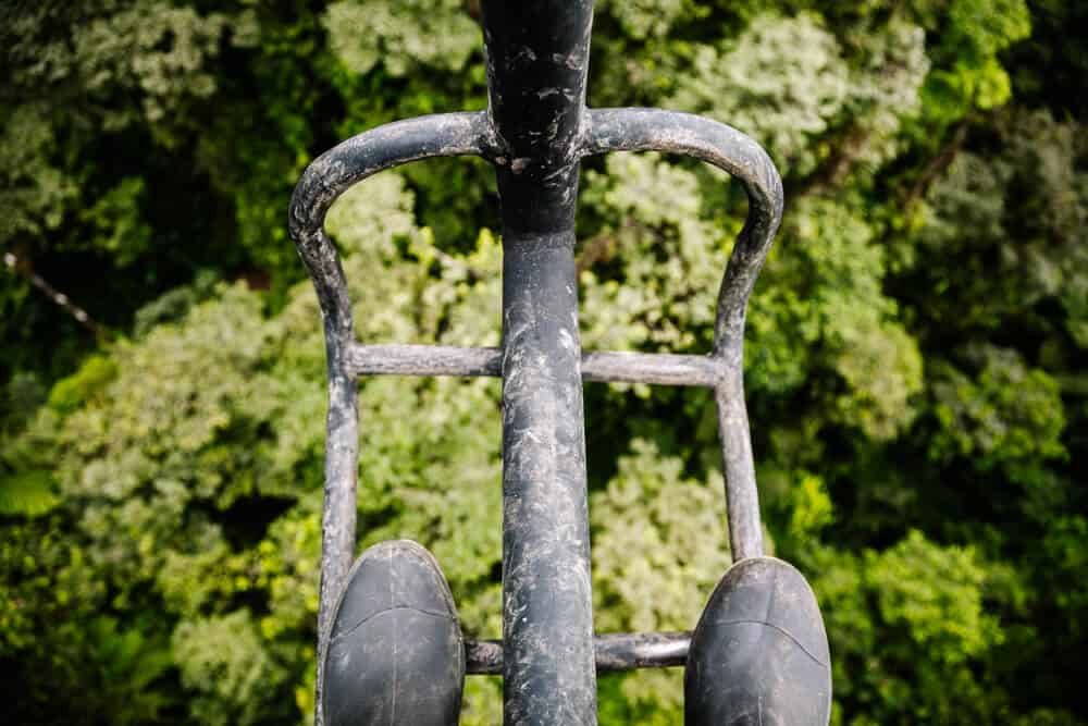 Sky Bike at Mashpi Lodge in Ecuador.