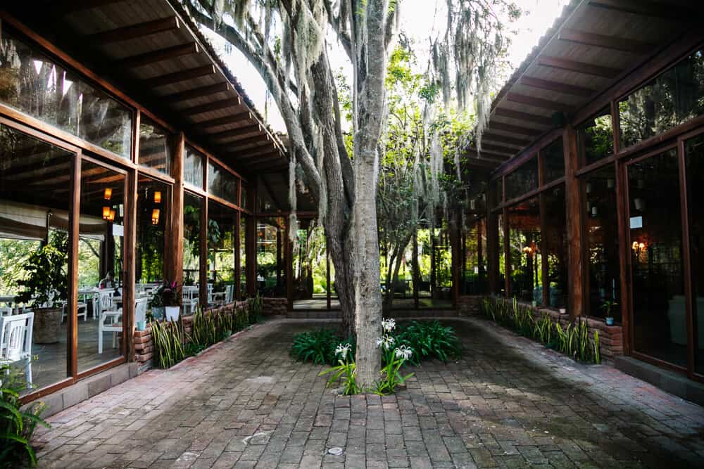 Hacienda Piman beschikt over een groot restaurant wat stijlvol is ingericht.