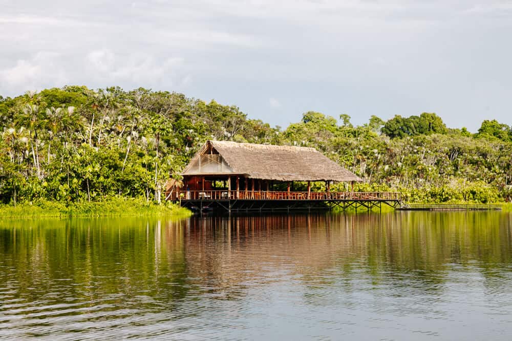 Ontdek Sacha Lodge, aan het Pilchicocha meer, bij Coca, een plek waar je op luxe en comfortabele wijze de Amazone van Ecuador kunt ontdekken.