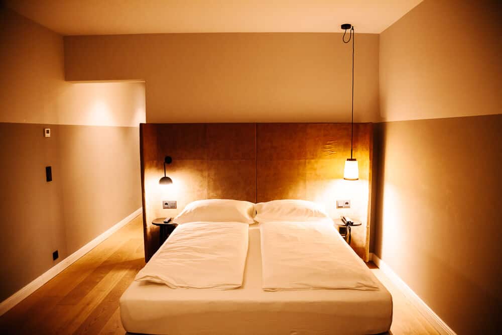 Kamer in Stage 12 , een stijlvol hotel gelegen aan een rustig binnenpleintje, van de Marie Theresienstrasse. 