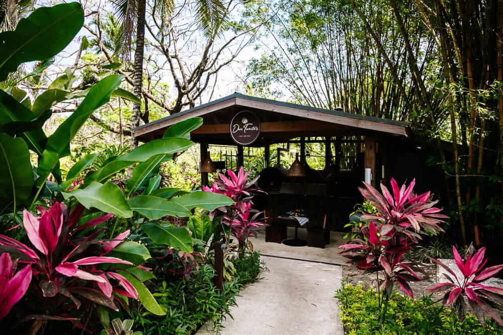 Restaurant in The Rainforest Lodge at Sleeping Giant in Belize.