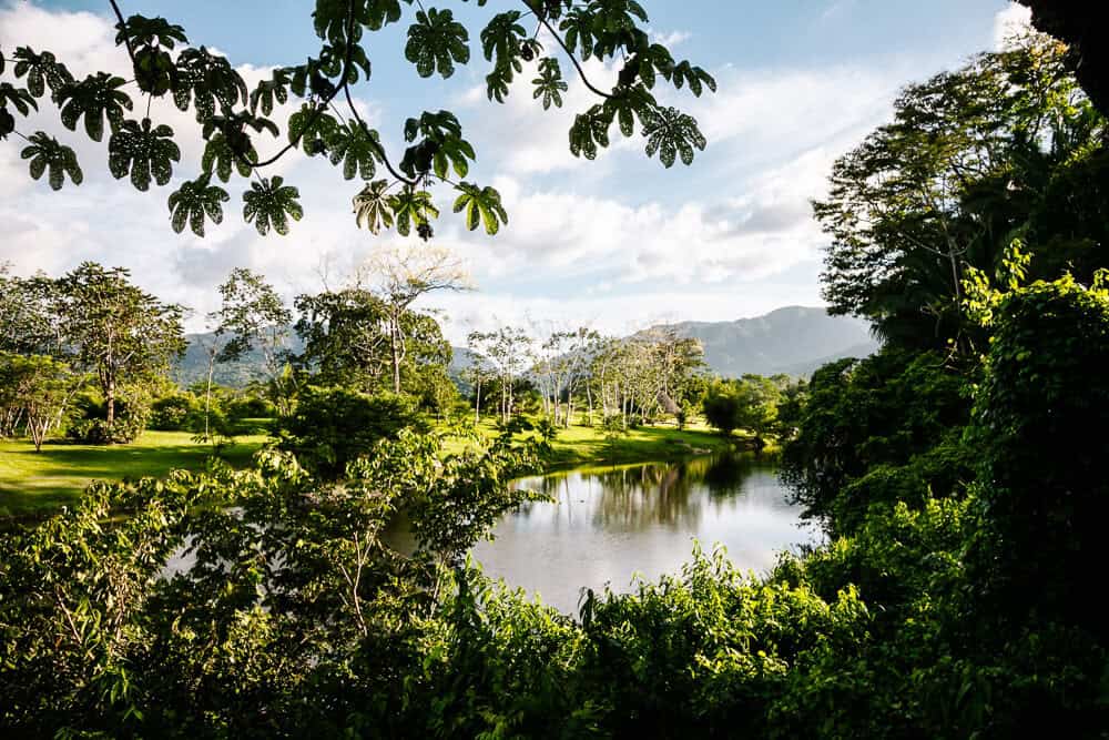 The Rainforest Lodge at Sleeping Giant ligt aan de Sibun rivier, aan de voet van het Maya-gebergte, en is een oase van rust.