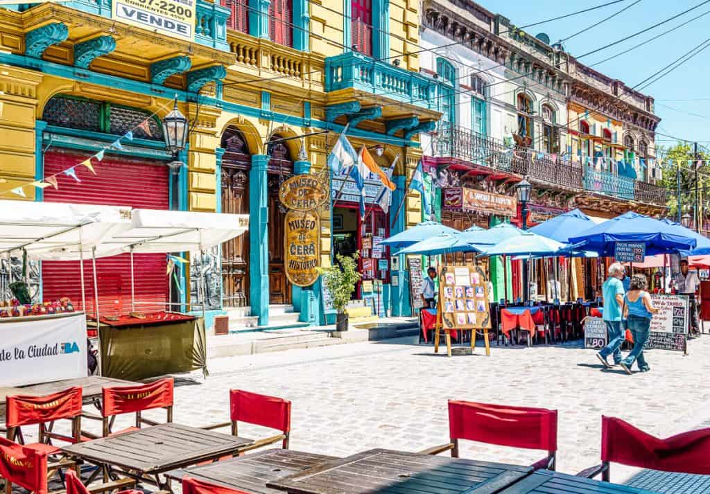 El Caminito in La Boca Buenos Aires.