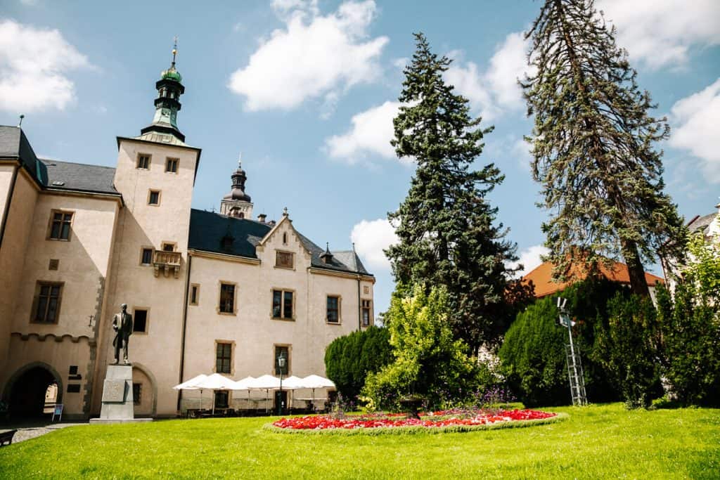 One of the other things to do in Kutna Hora in the Czech Republic is to visit the Italian court (Vlašský dvůr). This complex served as the royal mint where the Prague groschen were minted and later as the royal palace for the kings of Bohemia.