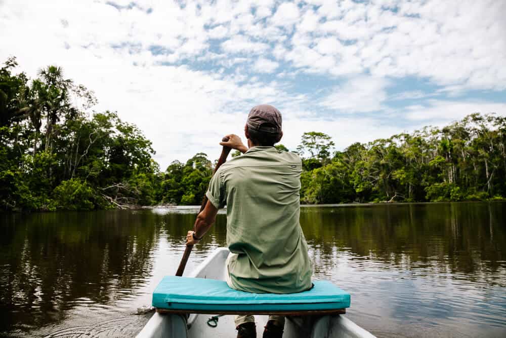 La Selva Jungle Lodge is located in the Yasuní Reserve, just on the border of the Yasuní National Park and can only be reached by boat on the Rio Napo.La Selva Jungle Lodge is located in the Yasuní Reserve, just on the border of the Yasuní National Park and can only be reached by boat on the Rio Napo.